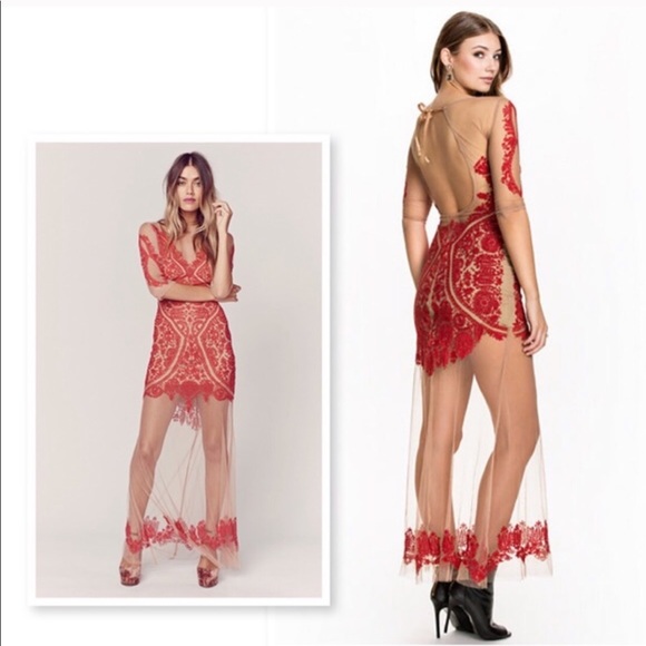 For Love & Lemons Lotus Dress - Picture 3 of 5